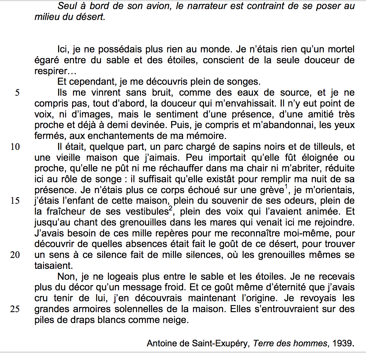 exemple de sujet de redaction 6eme